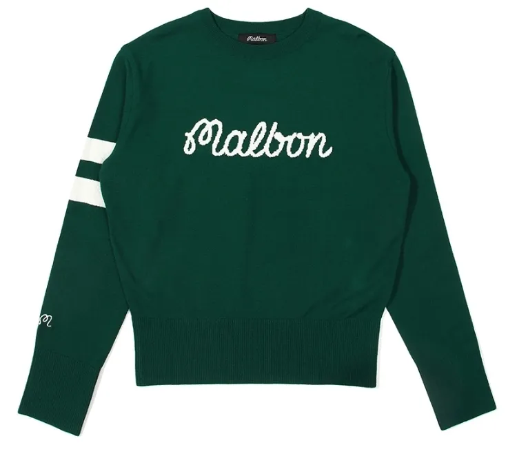 Malbon Golf  |Unisex Street Style Long Sleeves Plain Logo