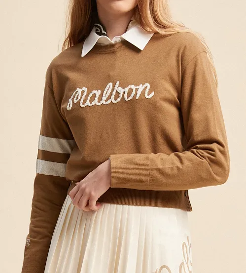 Malbon Golf  |Unisex Street Style Long Sleeves Plain Logo