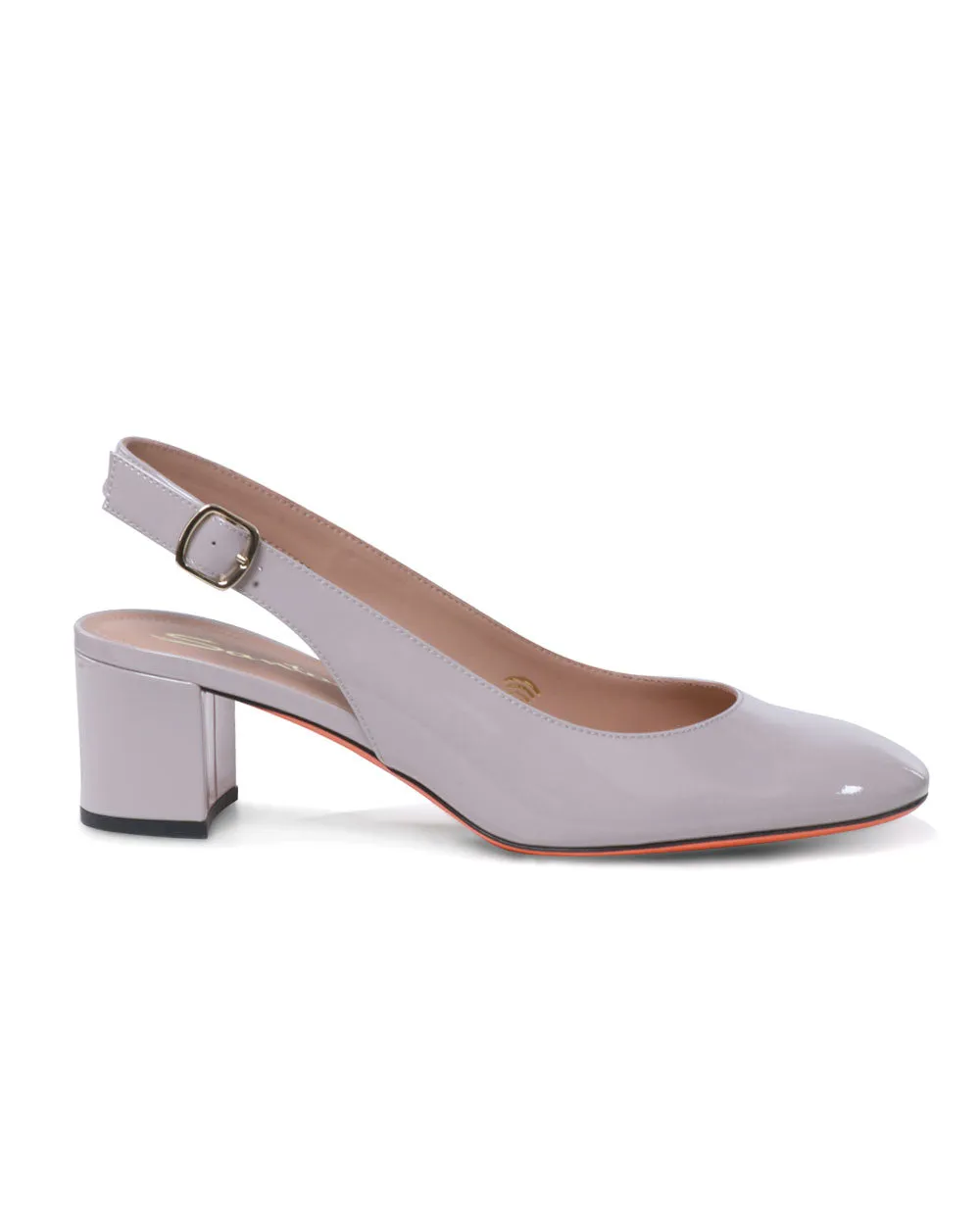 Manet Patent Slingback 50 in Grey