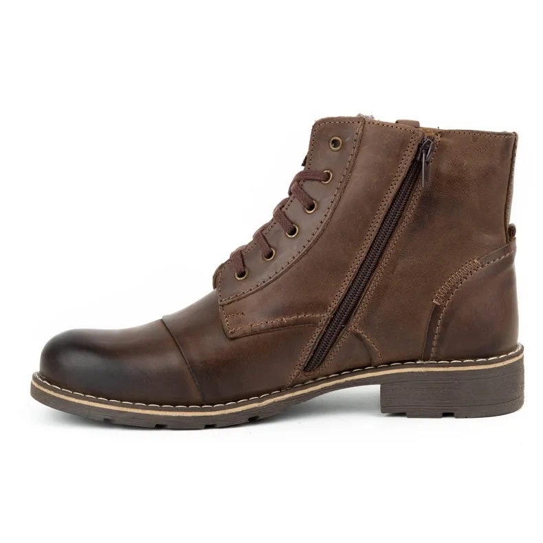 Mario Pala Men's brown snow boots 312