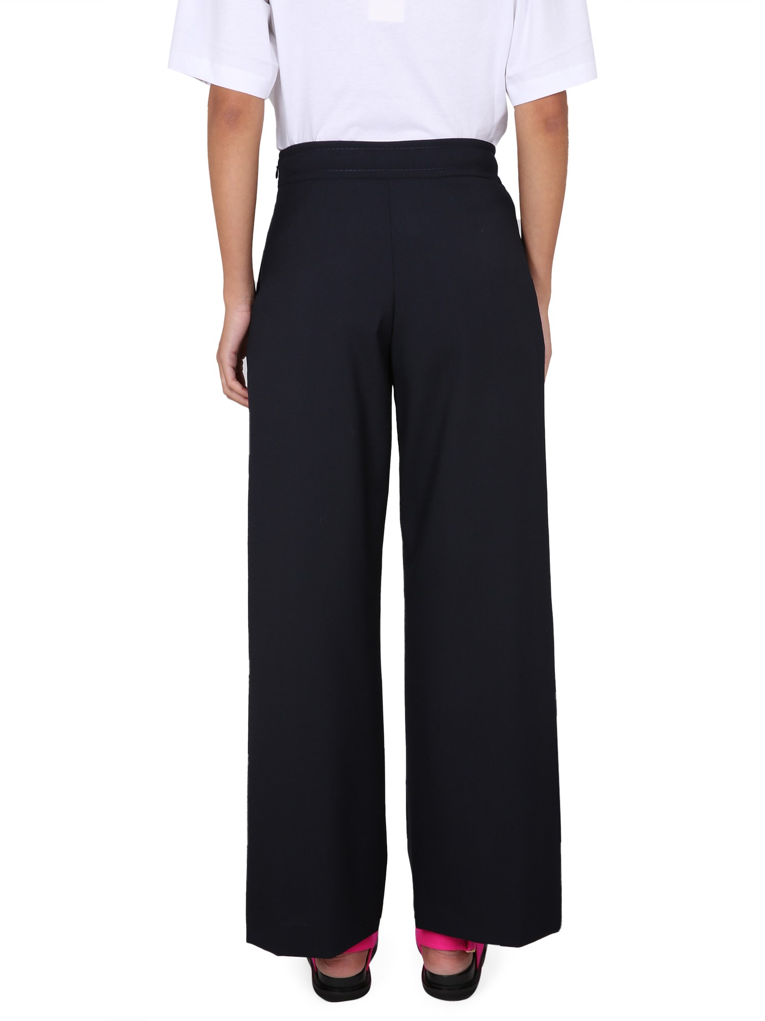 MARNI    COTTON FLARE PANTS