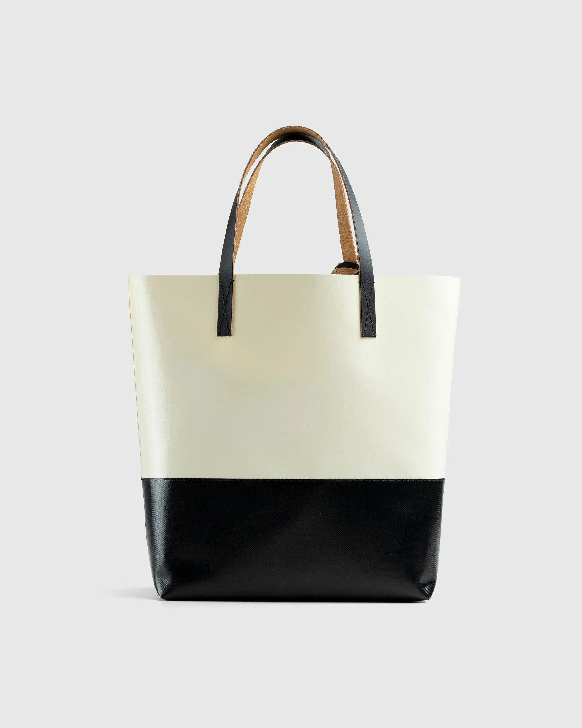 Marni – Tribeca Two-Tone Tote Bag White/Black | Highsnobiety Shop