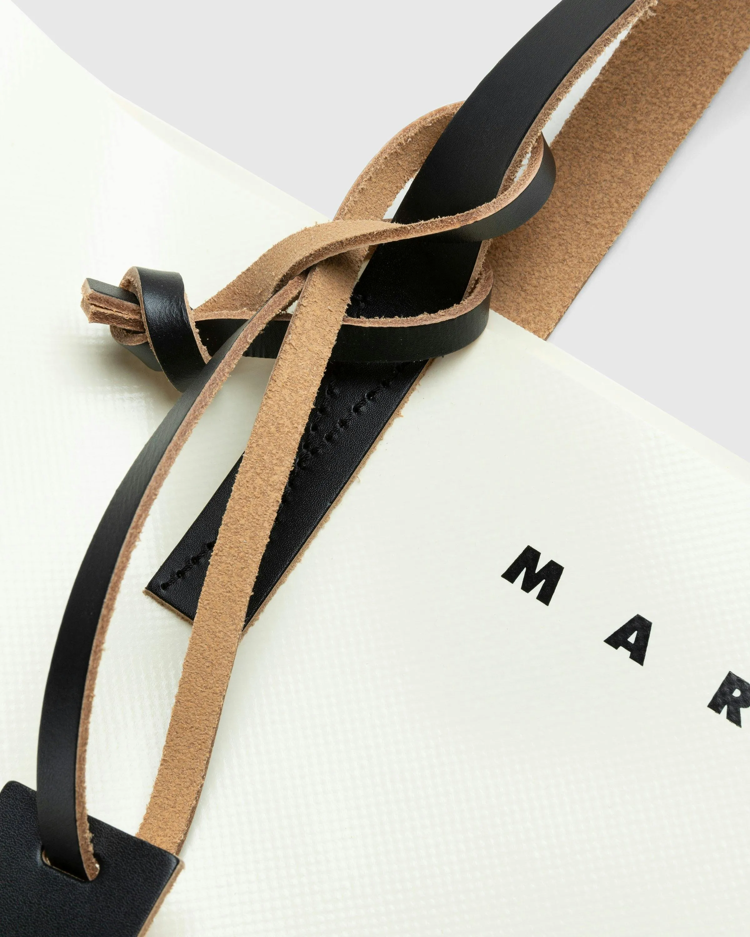 Marni – Tribeca Two-Tone Tote Bag White/Black | Highsnobiety Shop