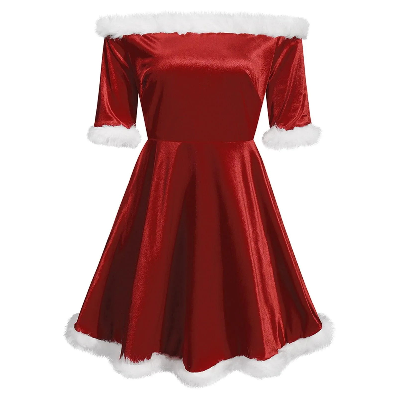 Miss Claus Dress Women Christmas Fancy Party Sexy Santa