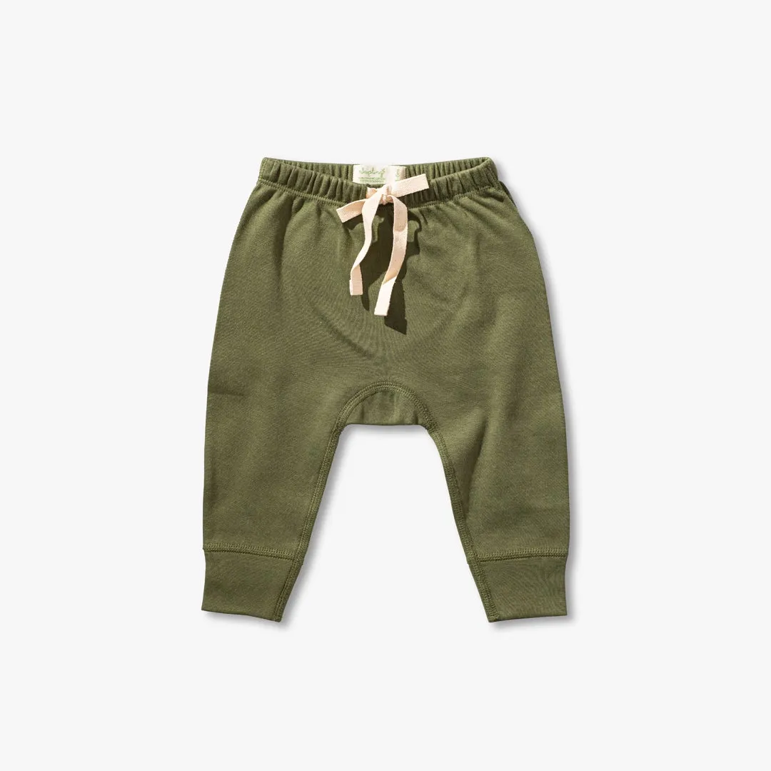 Mistletoe Green Heart Pants