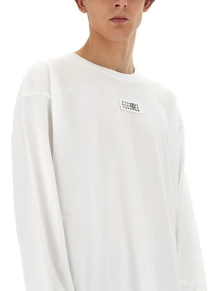 MM6 Maison Margiela  |Crew Neck Street Style Long Sleeves Plain Cotton