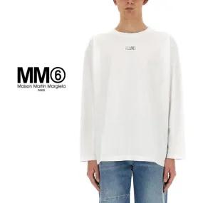 MM6 Maison Margiela  |Crew Neck Street Style Long Sleeves Plain Cotton