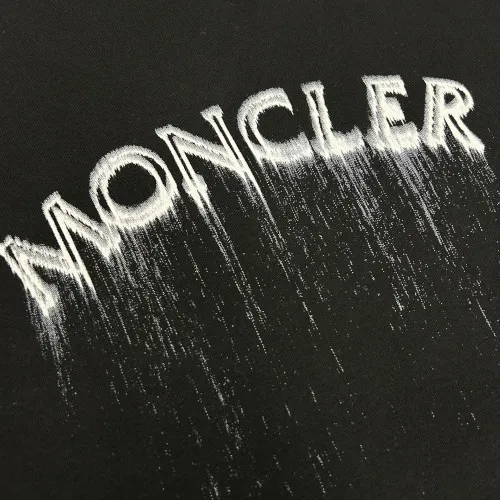 MONCLER  |Crew Neck Pullovers Street Style Cotton Short Sleeves Logo