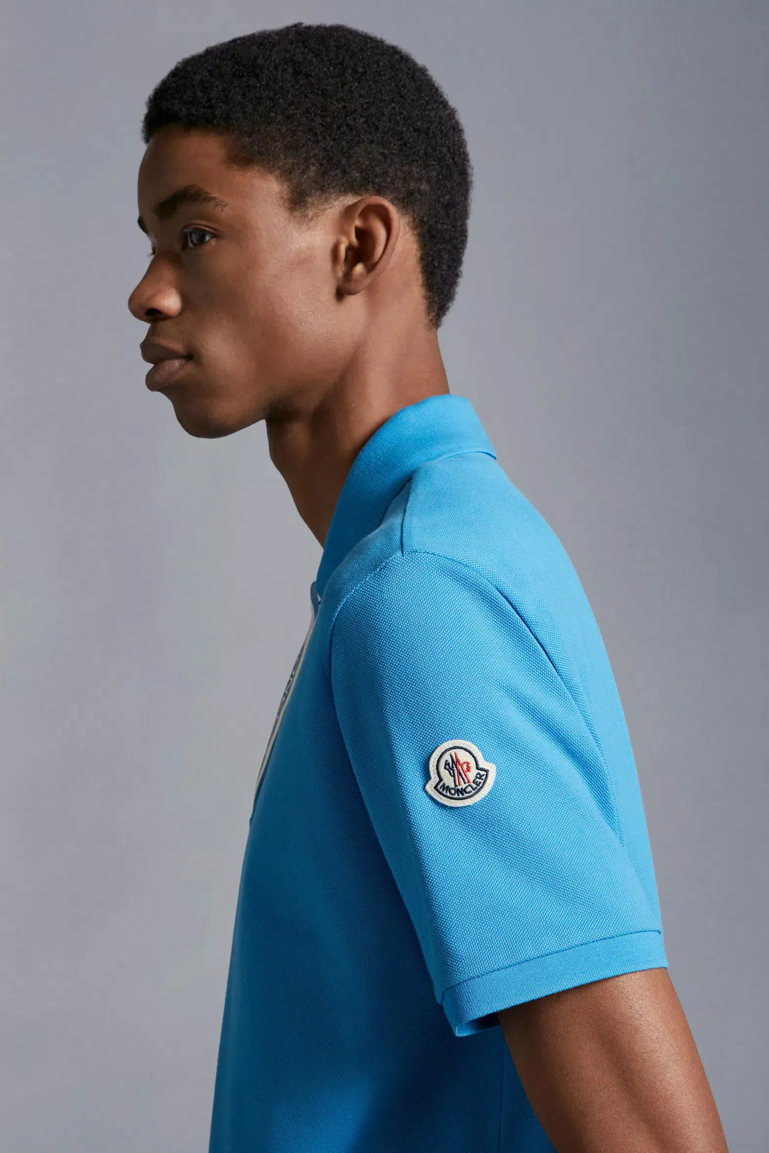 MONCLER  |Logo Motif Polo Shirt