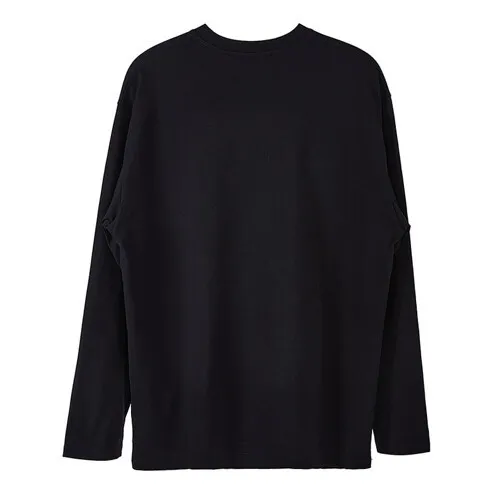 MSGM  |Crew Neck Street Style Long Sleeves Plain Cotton