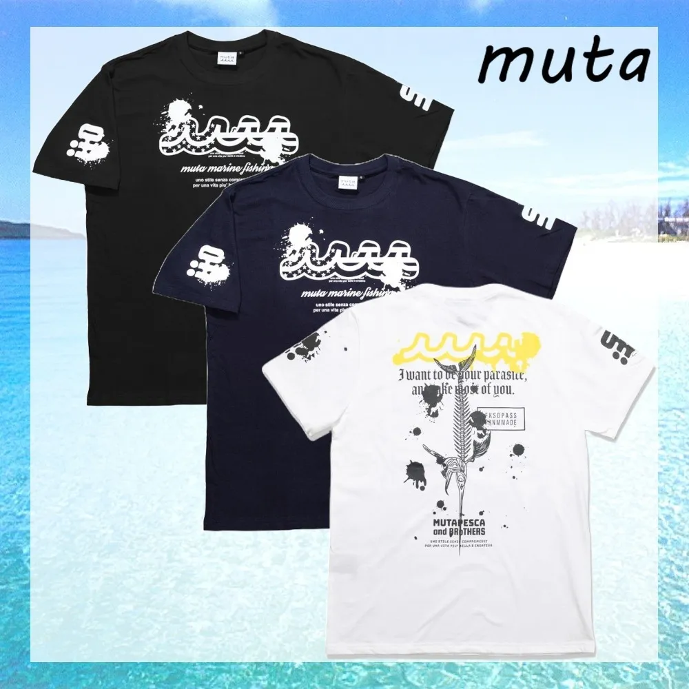 muta  |Crew Neck Pullovers Unisex Street Style Cotton Short Sleeves