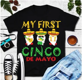 My First Cinco De Mayo T-Shirts, Let'S Fiesta | Cinco De Mayo T-Shirts, Happy Cinco De Mayo