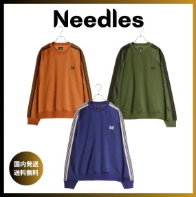 Needles  |Unisex Street Style Long Sleeves Plain Long Sleeve T-shirt