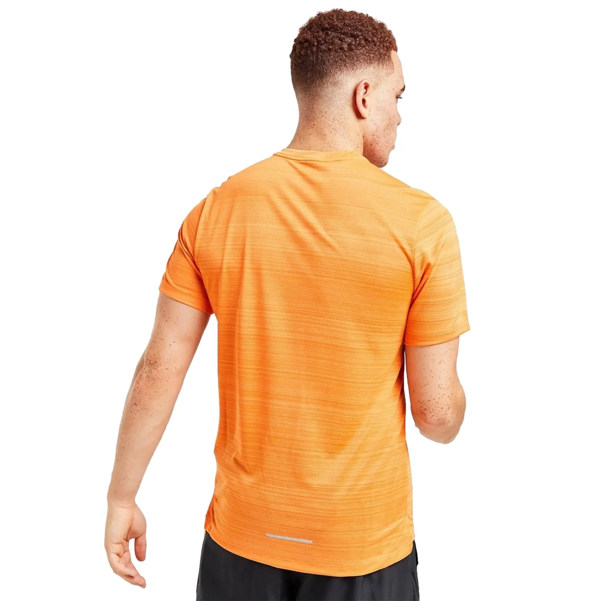 Nike Dri-FIT 1.0 Orange Miler Running T Shirt