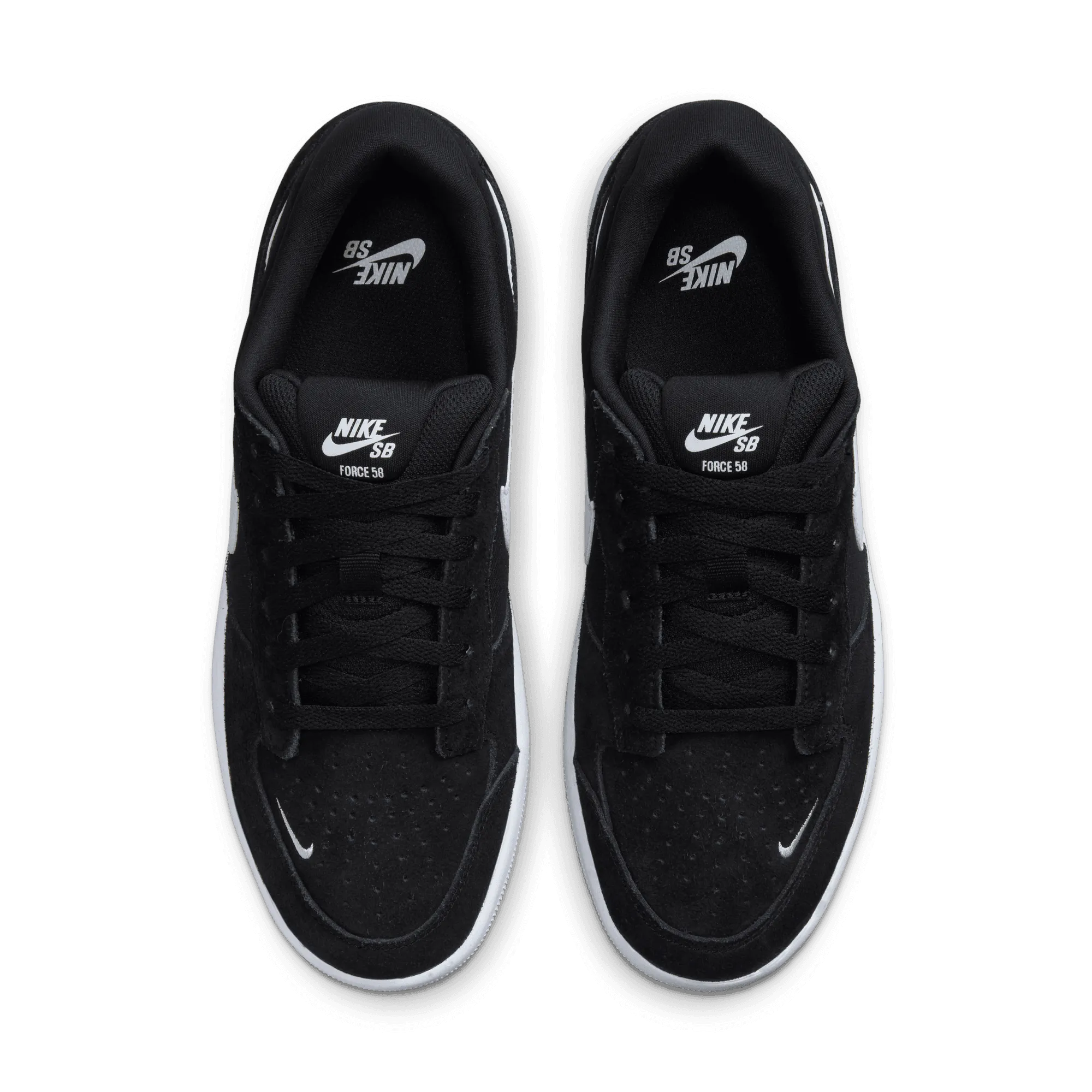 Nike SB Force 58 - Black/White-Black