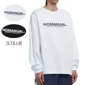 NOMANUAL  |Unisex Street Style Long Sleeves Plain Cotton