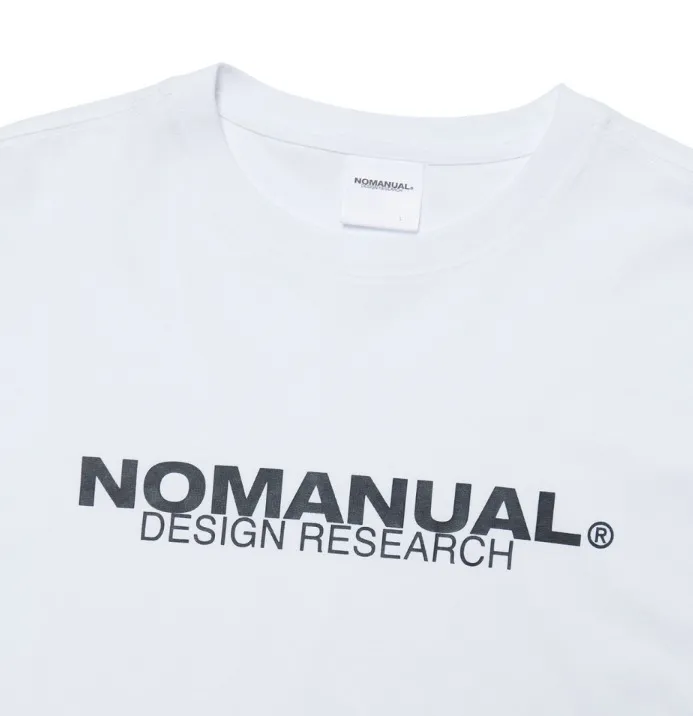 NOMANUAL  |Unisex Street Style Long Sleeves Plain Cotton