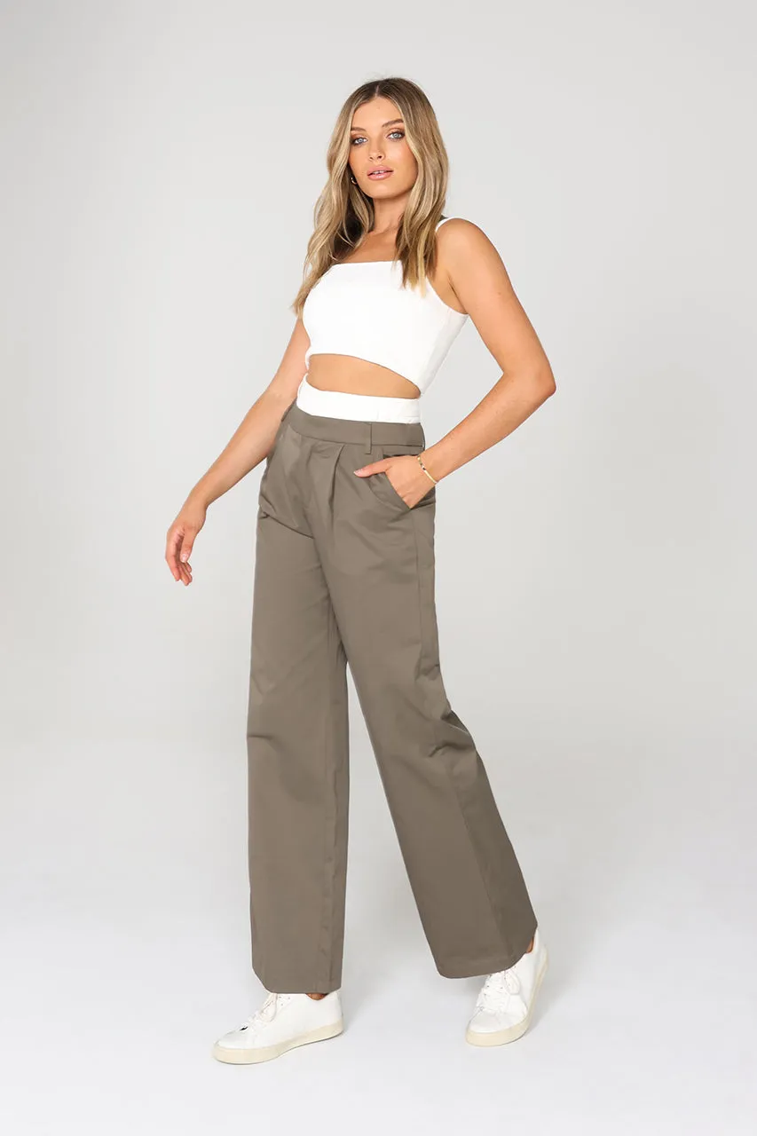 Nora Pants | Dark Olive