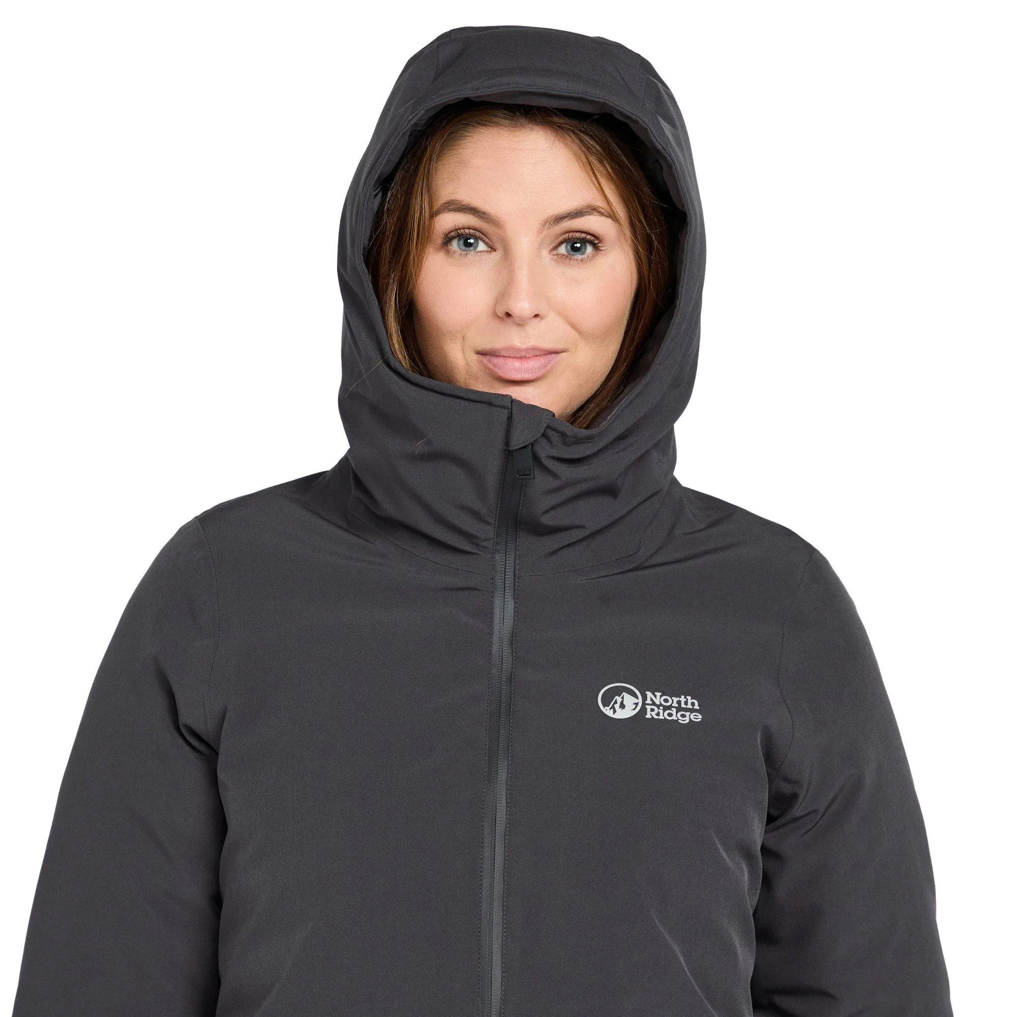 North Ridge Women's Latitude Parka - Black | George Fisher