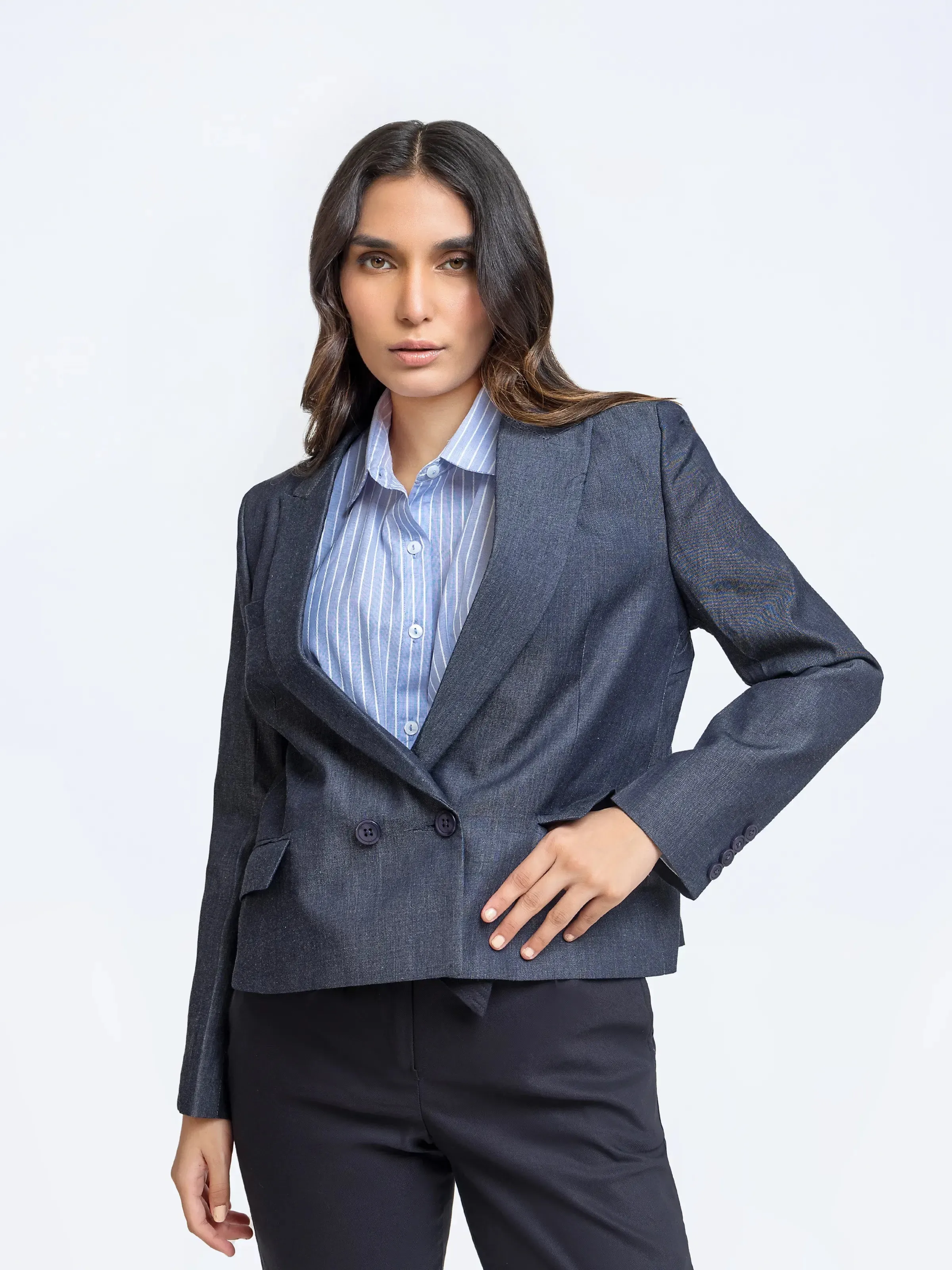 Notch Collar Blazer - FWTB24-011