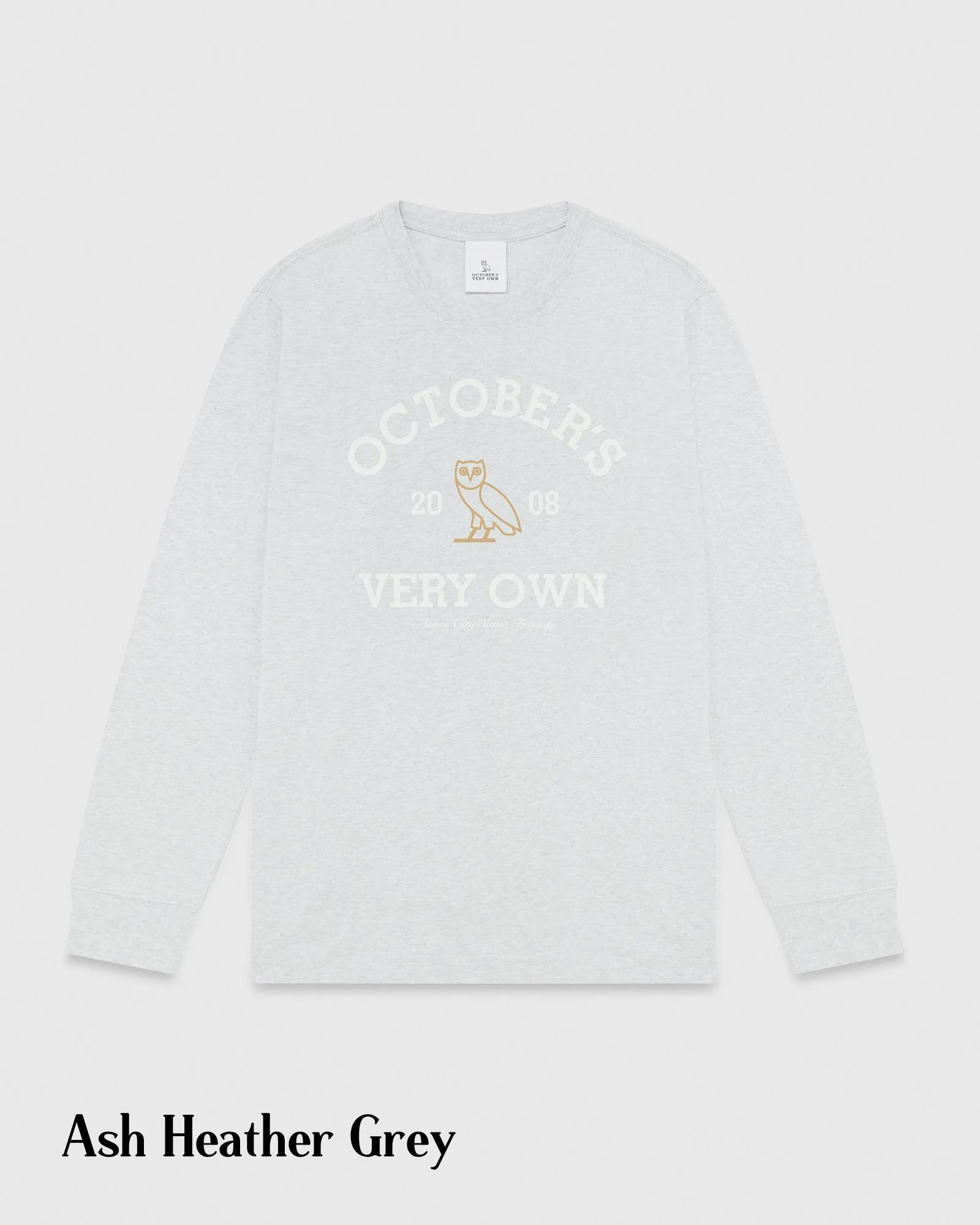 OCTOBERS VERY OWN  |Street Style Long Sleeves Cotton Long Sleeve T-shirt Logo