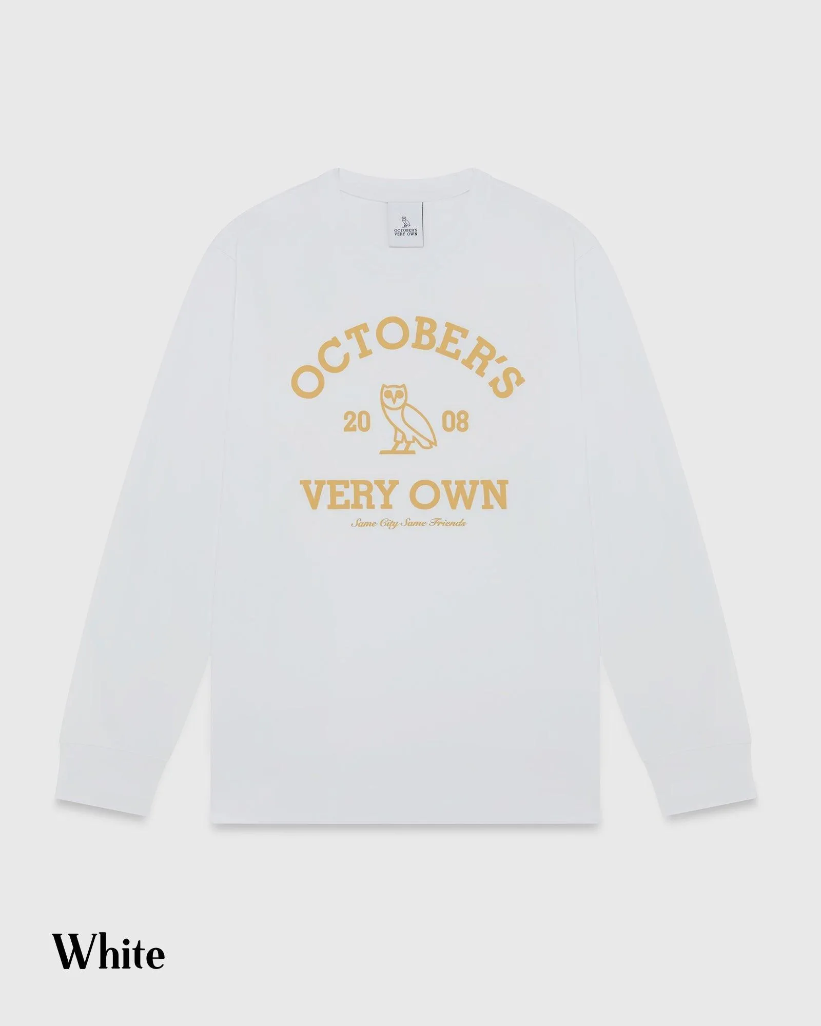 OCTOBERS VERY OWN  |Street Style Long Sleeves Cotton Long Sleeve T-shirt Logo