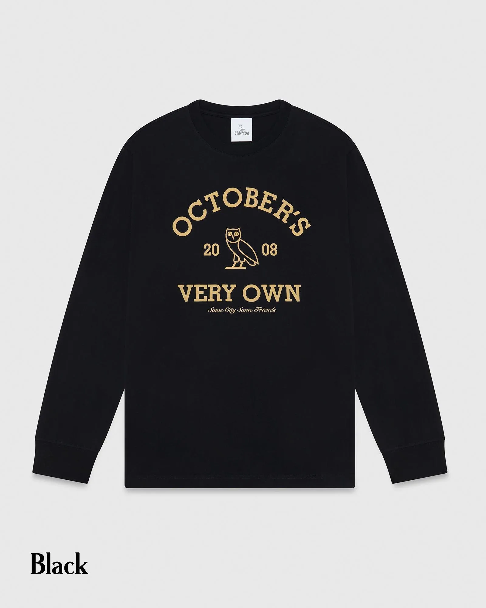 OCTOBERS VERY OWN  |Street Style Long Sleeves Cotton Long Sleeve T-shirt Logo