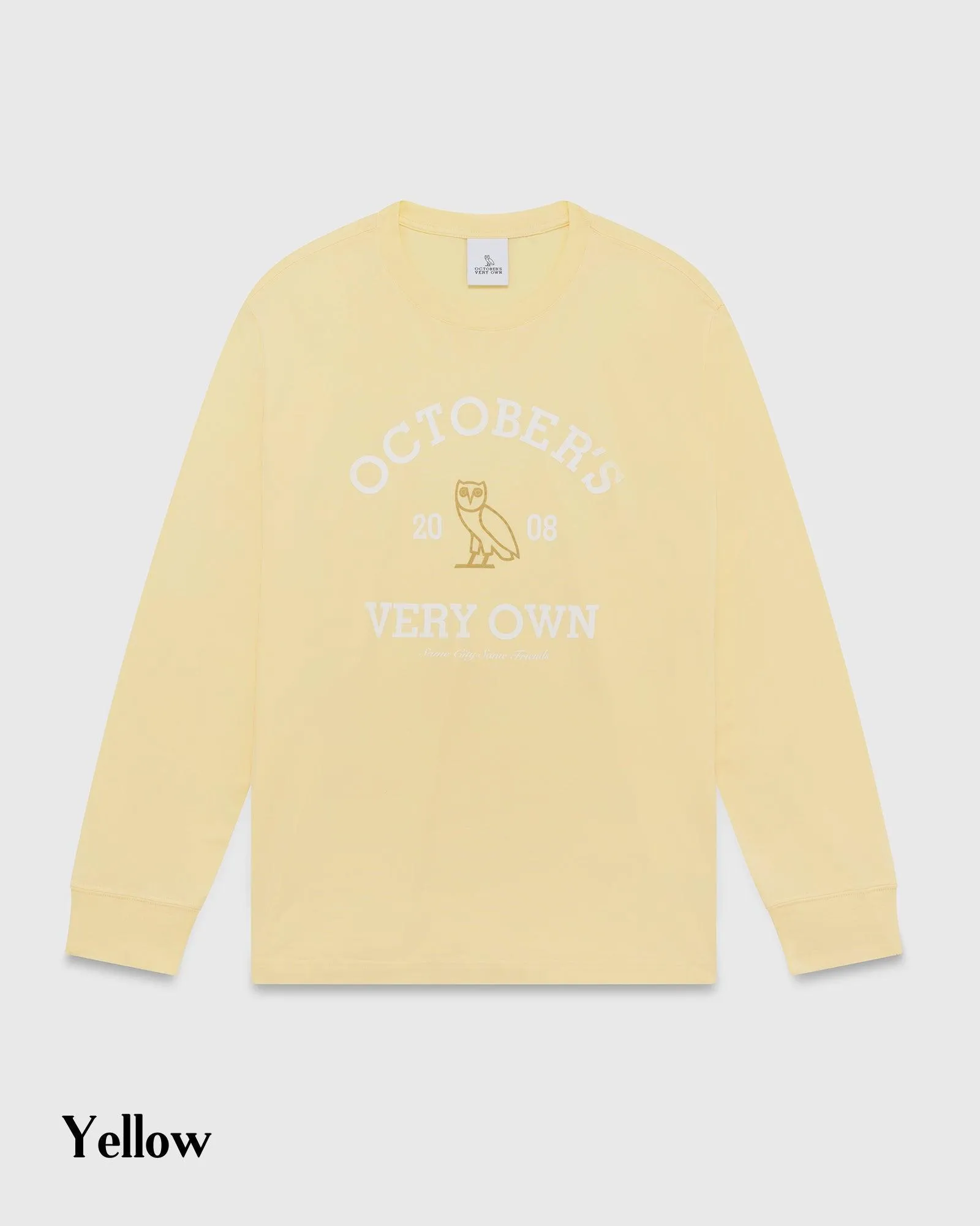 OCTOBERS VERY OWN  |Street Style Long Sleeves Cotton Long Sleeve T-shirt Logo