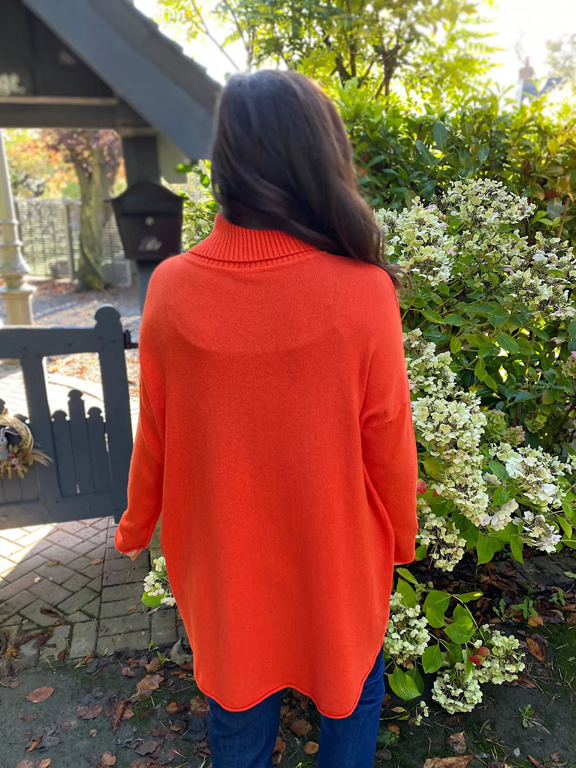 Orange Premium Wrap Over Jumper Darby