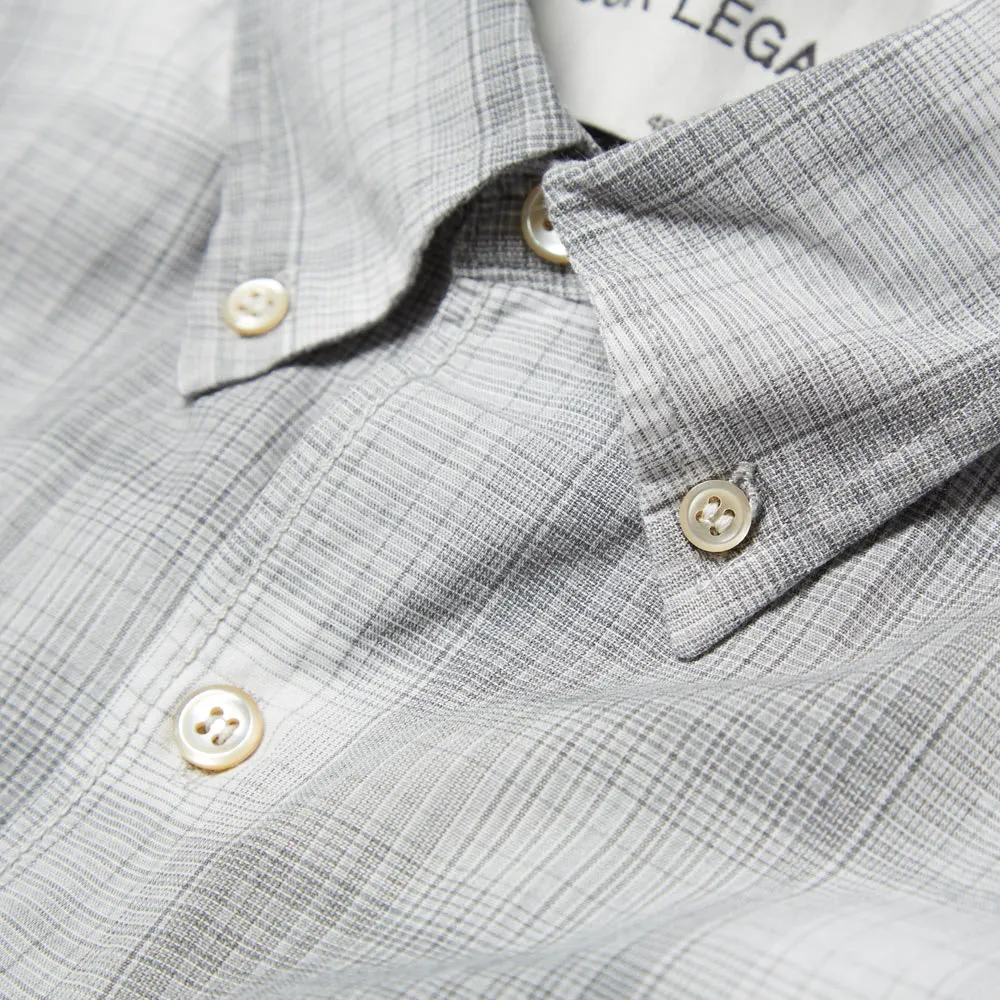 Our Legacy 1950s Button Down ShirtCheese Check Grey