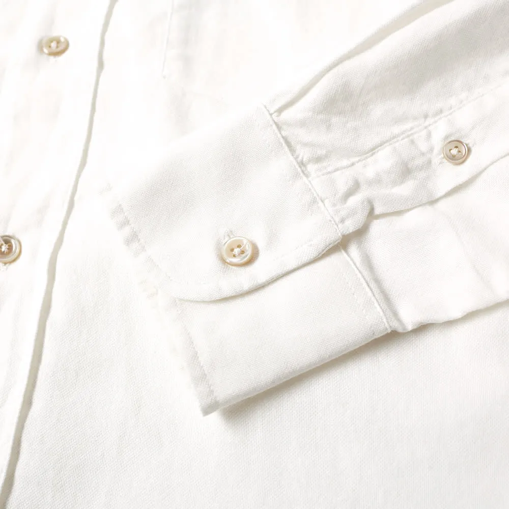 Our Legacy Original Button Down ShirtWhite Basket Weave