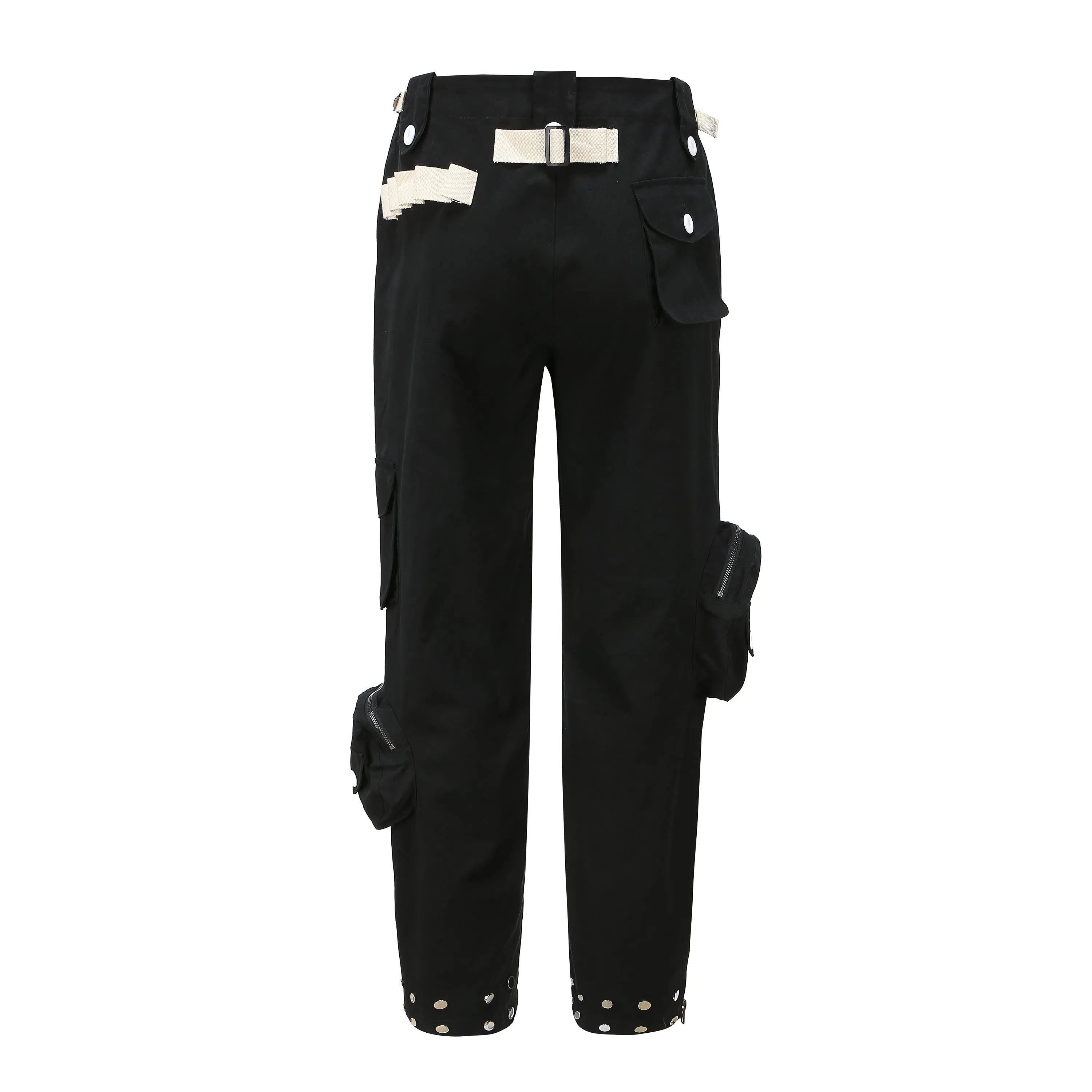 PCCVISION SLAVES RHINESTONE PANTS