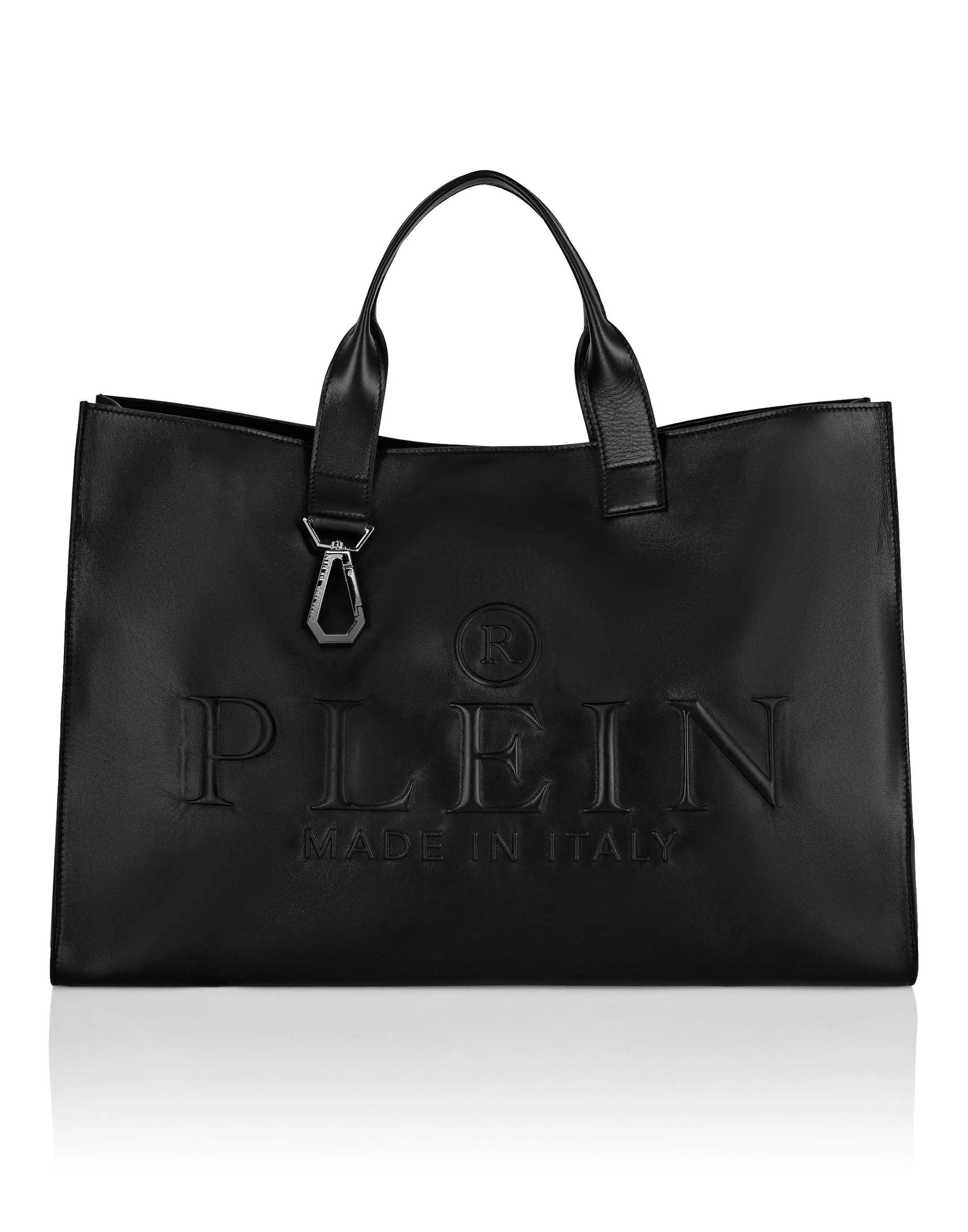 PHILIPP PLEIN Big Leather Tote Bag Iconic Plein