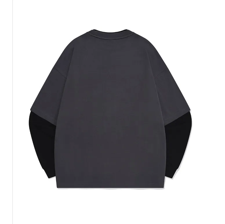 Phyps Department  |Unisex U-Neck Long Sleeves Cotton Oversized