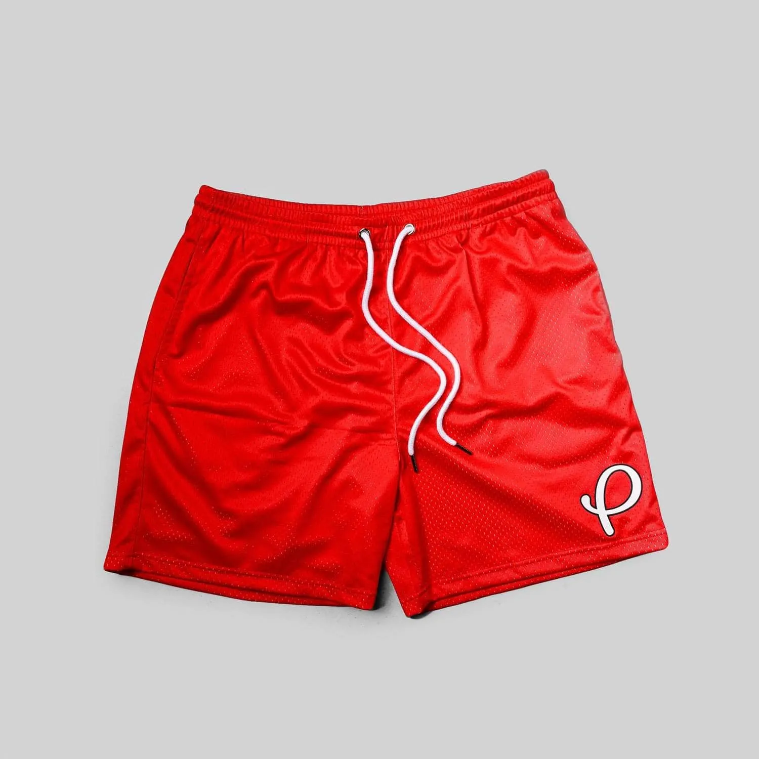 Pres Mesh Shorts Red