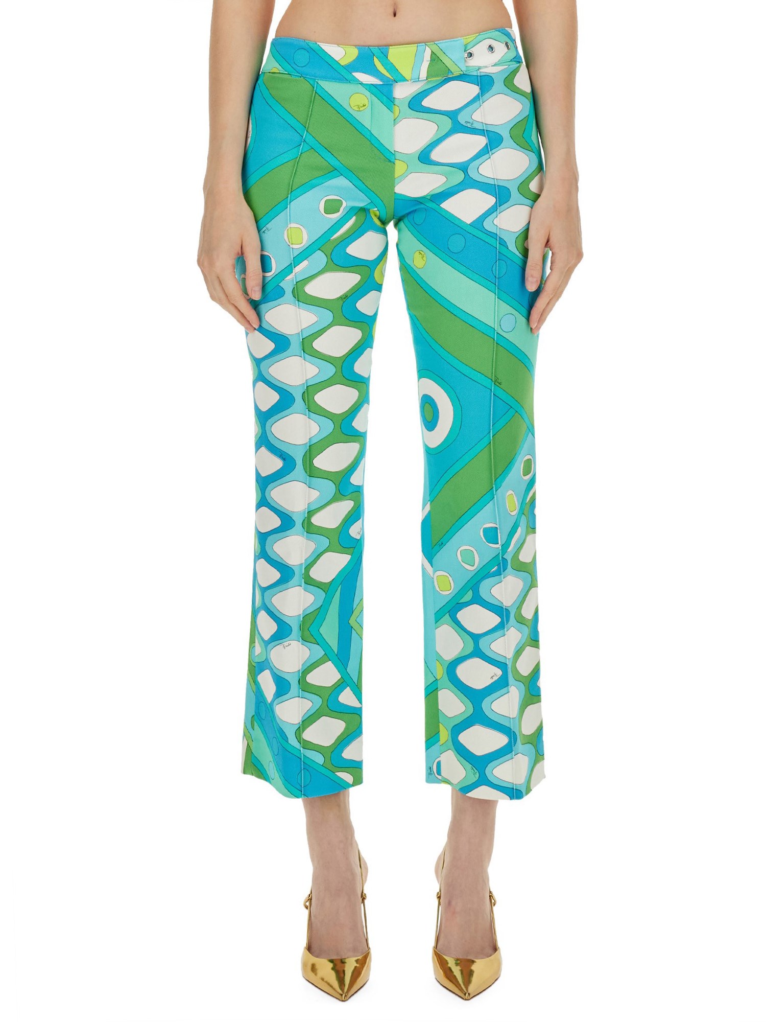 PUCCI    COTTON GABARDINE PANTS