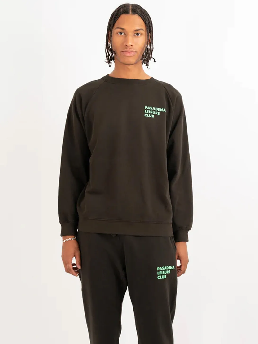 Puff Logo Crew Neck - Faded Black