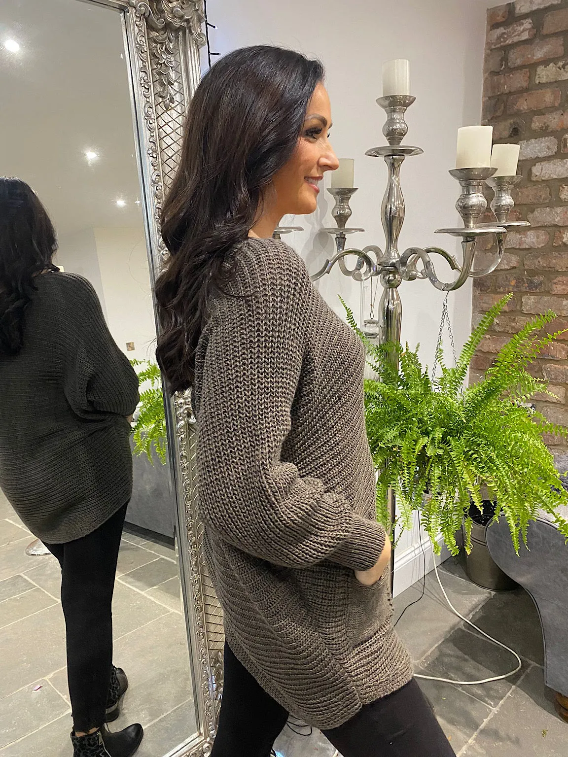 Ribbed Knitted Jumper Keely