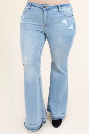 Rock On Babe Jeans, Light Wash