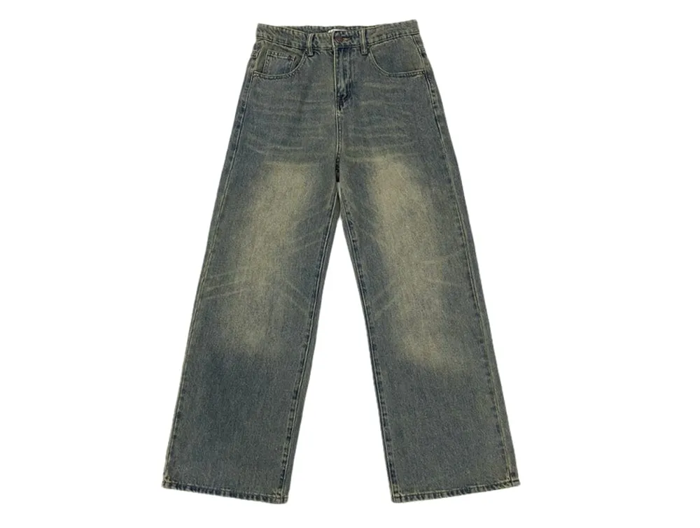 RT No. 10926 WASHED BLUE DENIM JEANS