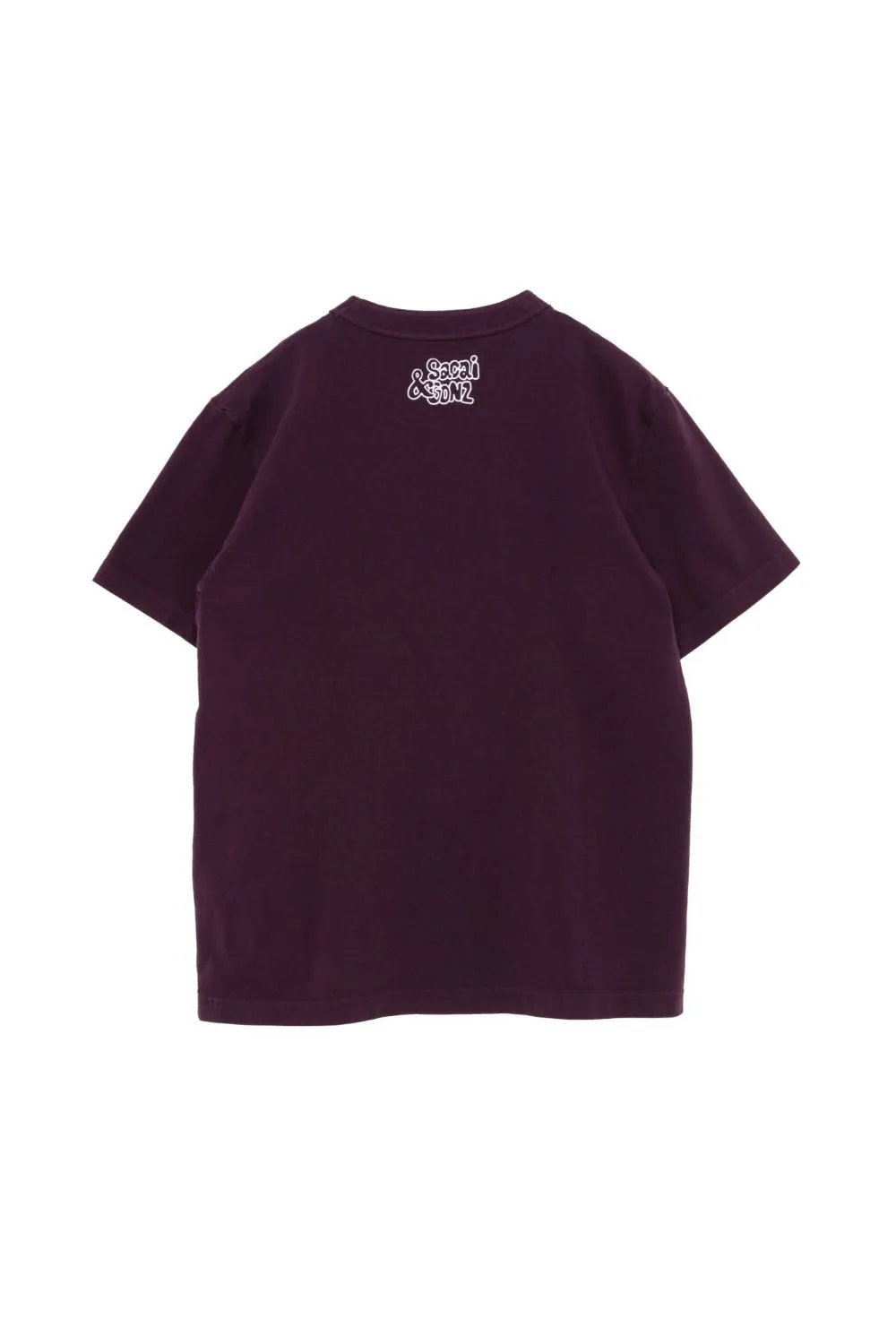 sacai  |Crew Neck Pullovers Unisex Street Style Cotton Short Sleeves