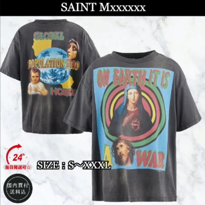 Saint Mxxxxxx  |Crew Neck Street Style Long Sleeves Cotton