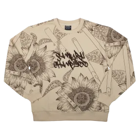 Samurai Champloo Beige Crew Neck Sweatshirt