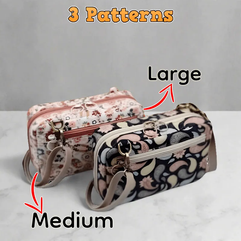 Sectional Crossbody Purse PDF Download Pattern (3 sizes included)