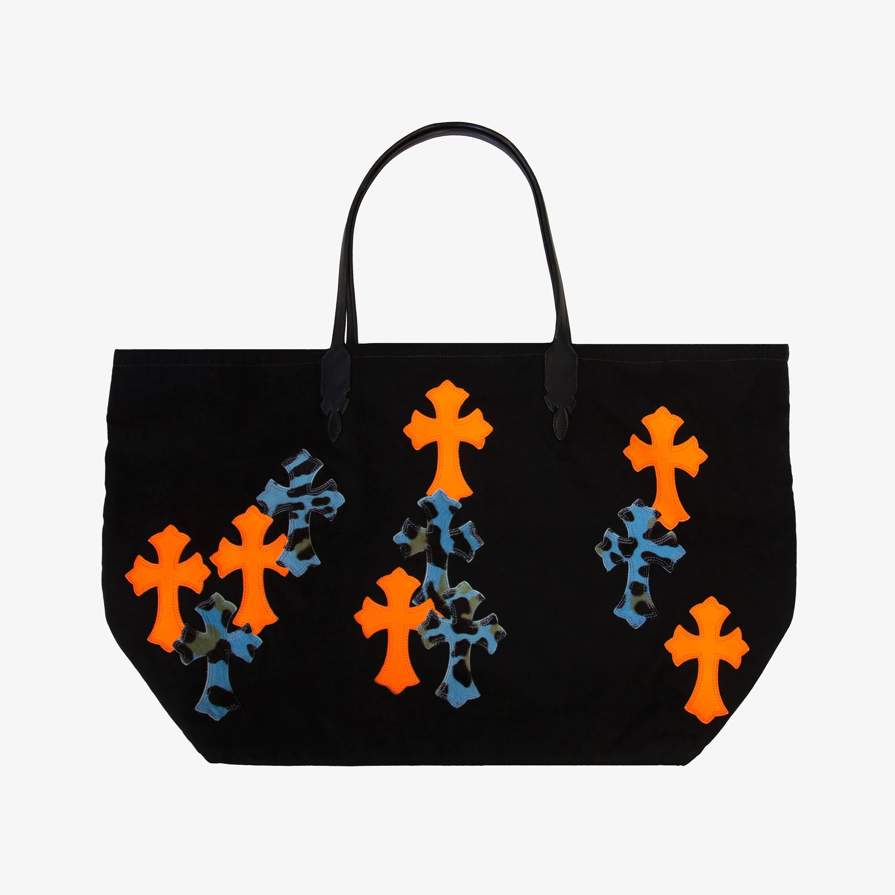 ST. BARTH EXCLUSIVE LEOPARD PATCH TOTE BAG