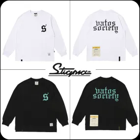 STIGMA  |[STIGMA] ★ OLD LETTER OVERSIZED LONG SLEEVES T-SHIRTS