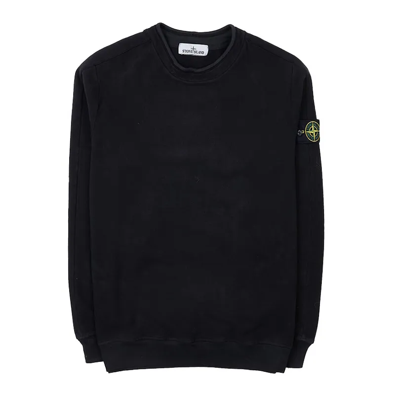 STONE ISLAND  |Crew Neck Pullovers Street Style Long Sleeves Plain Cotton