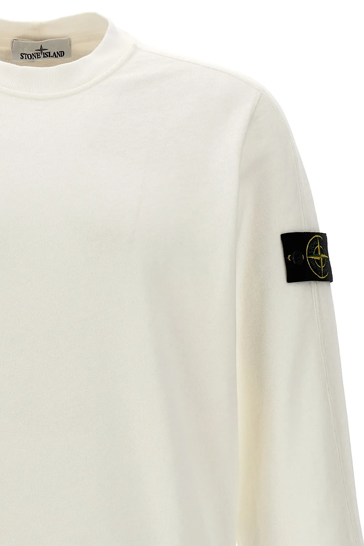 STONE ISLAND  |Crew Neck Pullovers Unisex Blended Fabrics Long Sleeves