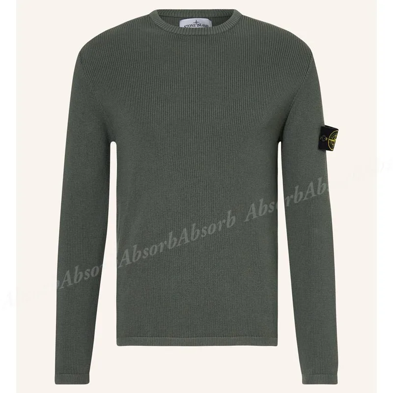 STONE ISLAND  |Crew Neck Street Style Long Sleeves Plain Cotton