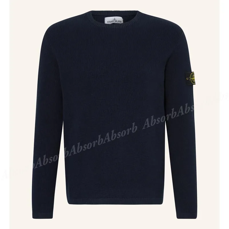 STONE ISLAND  |Crew Neck Street Style Long Sleeves Plain Cotton